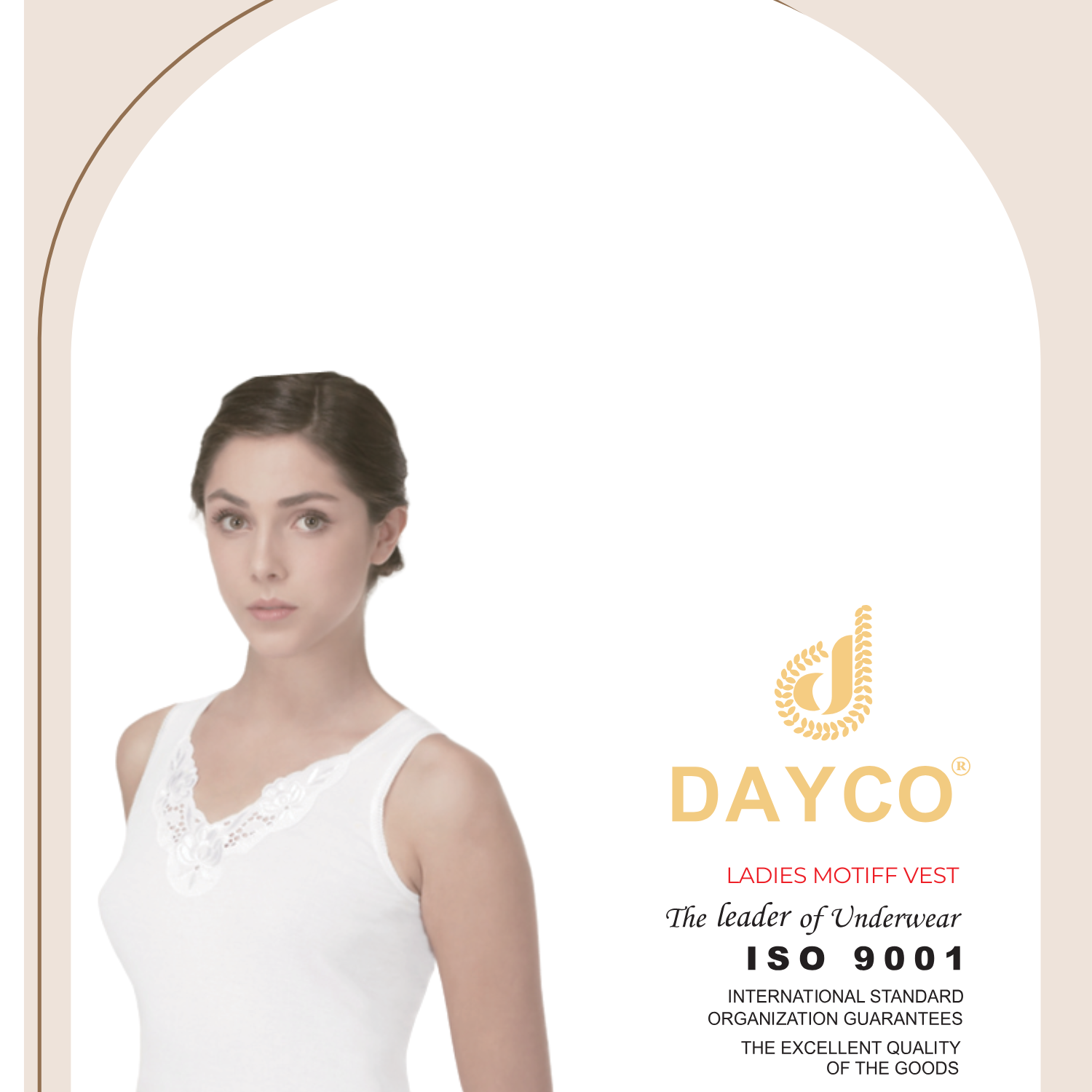 Dayco Lace Vest for Ladies tank Top Vest with motif - All Cotton, Comfortable Korean