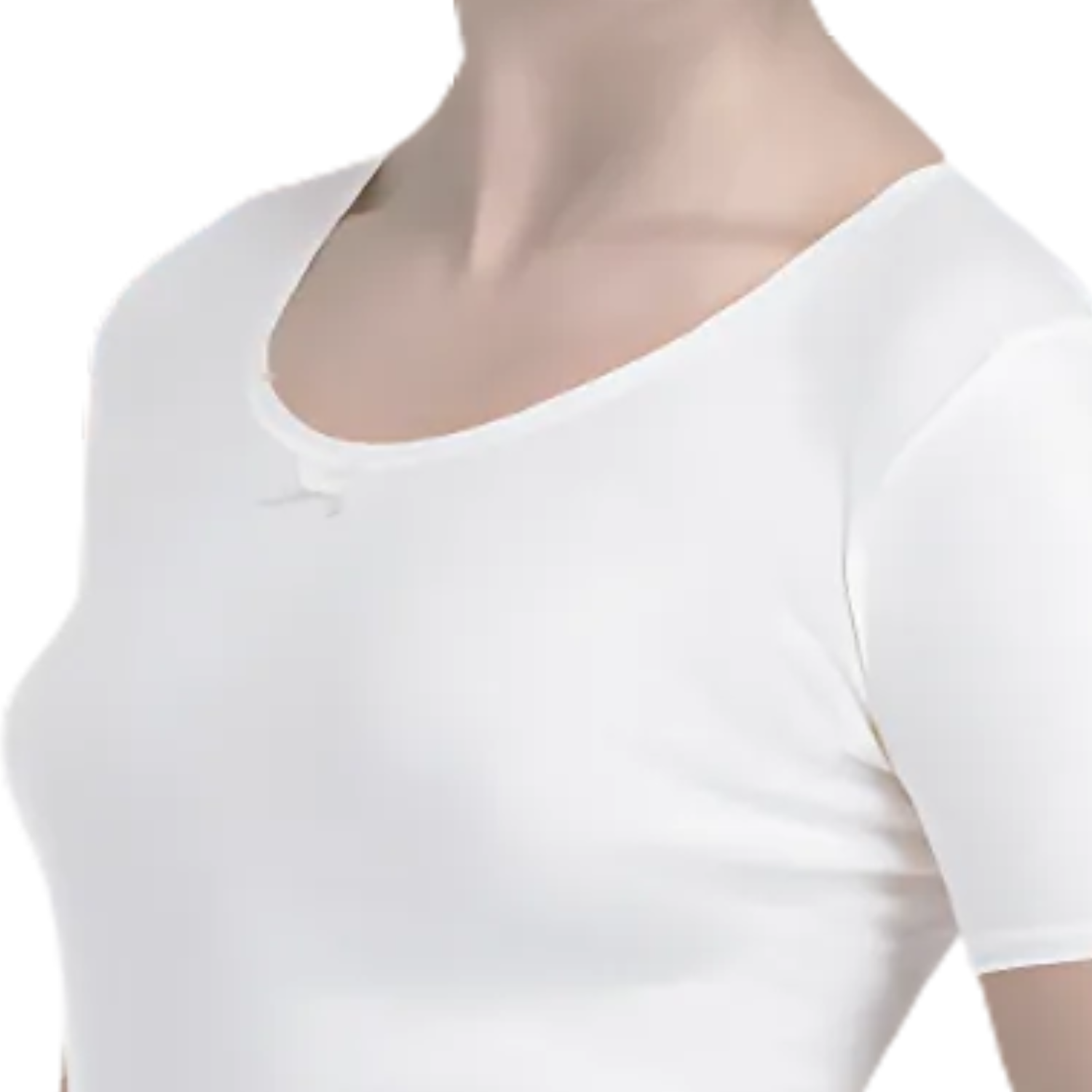 Pierre Donna T-shirt underwear white for Ladies Wholesale T-shirt Top White- All Cotton, Thin and Comfortable Korean