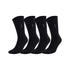 K KAMI ® Men's Bamboo Socks, Toe Business Casual Formal socks, 4 Pairs, Fit Shoe Size 39-40