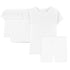 UW-5011 PD Pierre Donna Boys T-Shirt and Half Pants boxer Underwear Set, White comfort and breathable korean undershirt for school and outdoor summer from 2 to 15 years old size varient