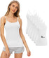 Dayco Ladies tank Top Camisole  white- All Cotton, Thin and Comfortable Korean camisole