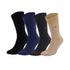 K KAMI ® Men's Bamboo Socks, Toe Business Casual Formal socks, 4 Pairs, Fit Shoe Size 39-40