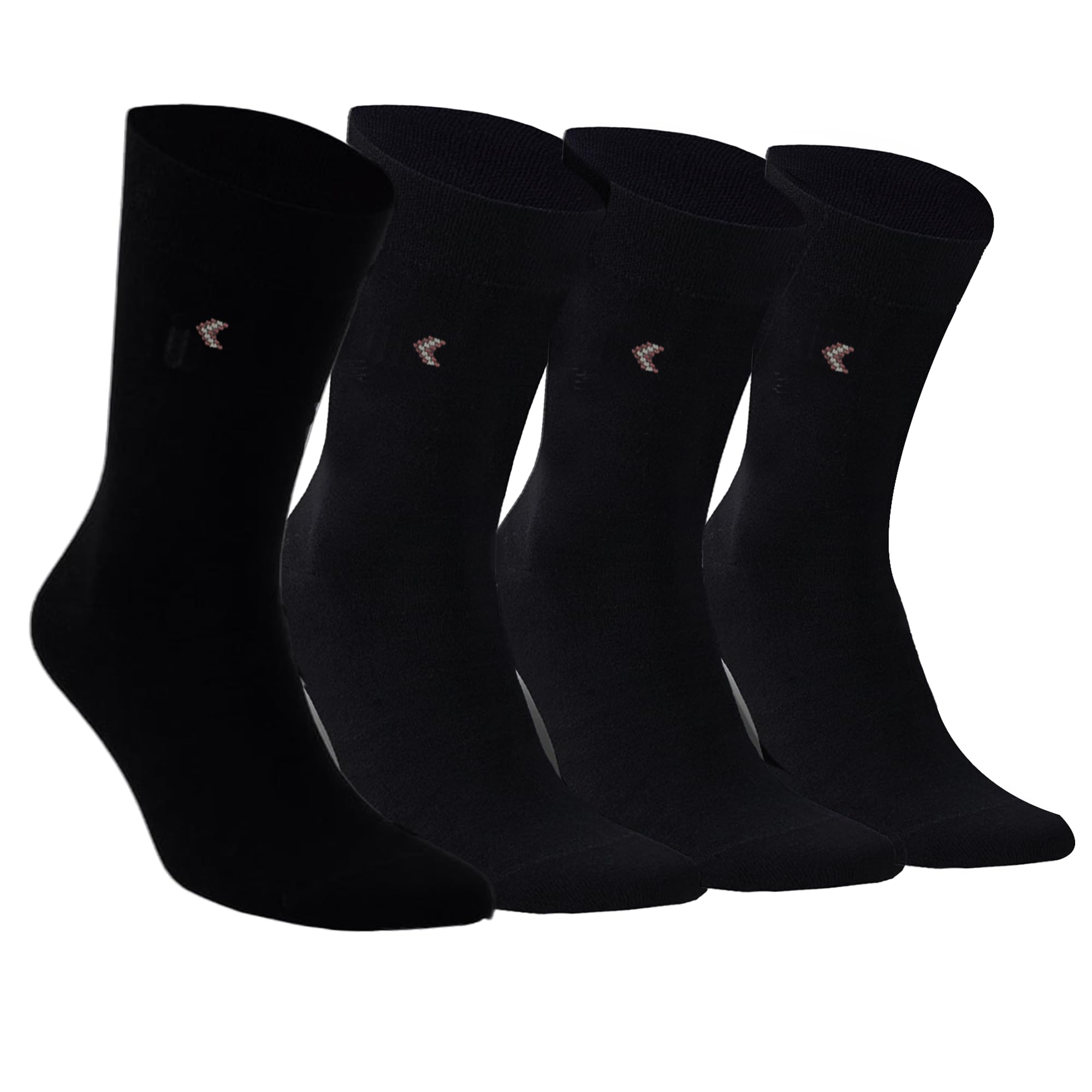 Pierre Donna Formal Socks - Bamboo socks for men fun Value Pack Of 4 colorful socks for outdoor and indoor Best Gift Idea