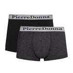 PIERRE DONNA Bamboo Cooling Underwear Boxer Brief For Men extra cooling multi color Pack of 2