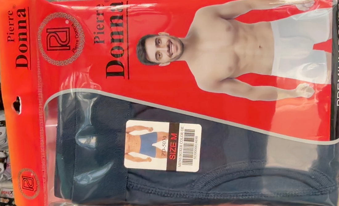 Pierre Donna Premium White Boxer For Men Made India Bulk (pack size: 12 Pcs 1 dozen) PD-5026-5028-5030