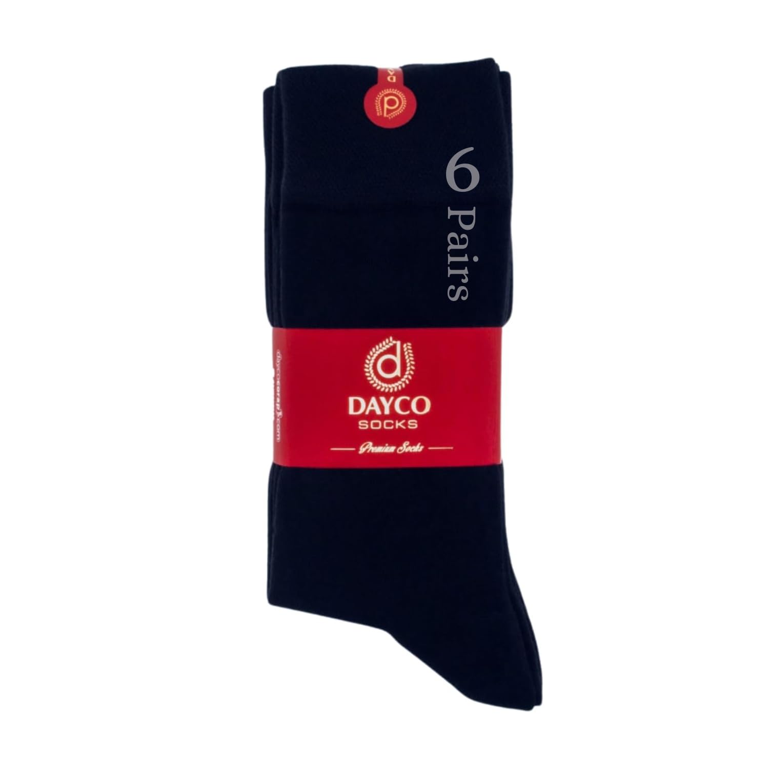 DAYCO Black Socks Gift packed of 6 Pairs Premium Bamboo material