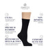 DAYCO Black Socks Gift packed of 6 Pairs Premium Bamboo material