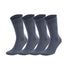 KAMI® Men Bamboo Dress Socks, Business Casual Formal shoe socks [4 pairs, Gray]