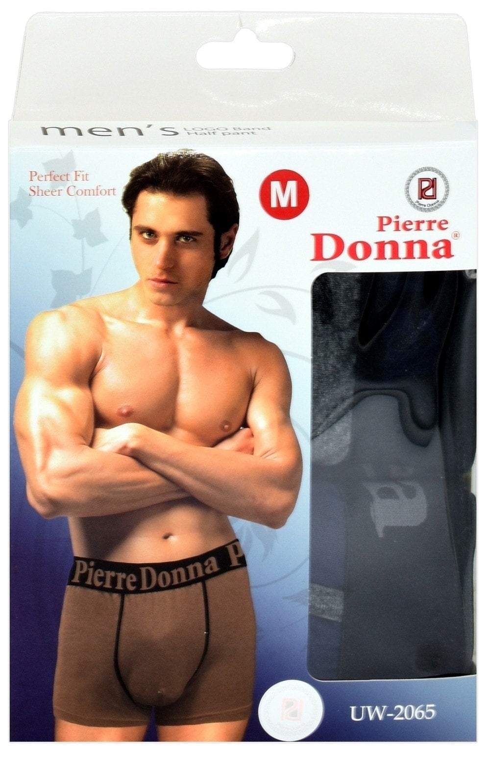 Multipack Mens Boxers Band Underwear (pack of 6)-Pierre Donna-boxer,boxers,design,men boxer,mens,multipack,pierre,size,this,underwear,with