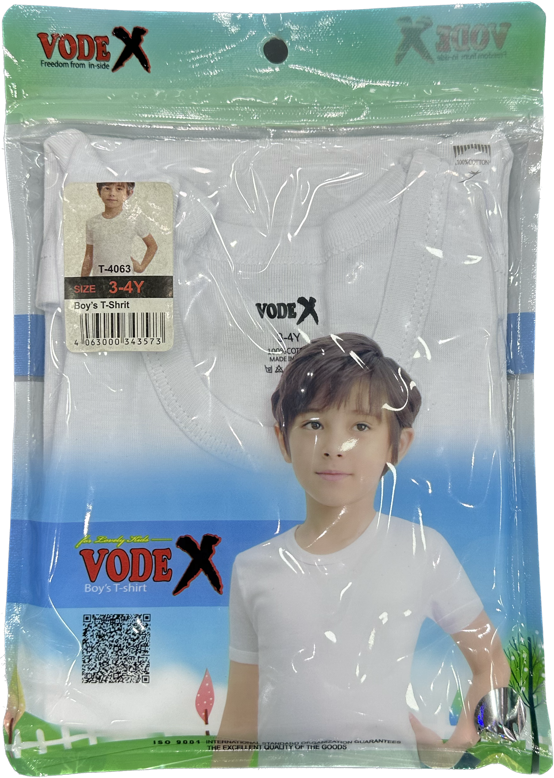 VODEX Boys Undershirt - Underwear white wholesale 12 pcs - carton