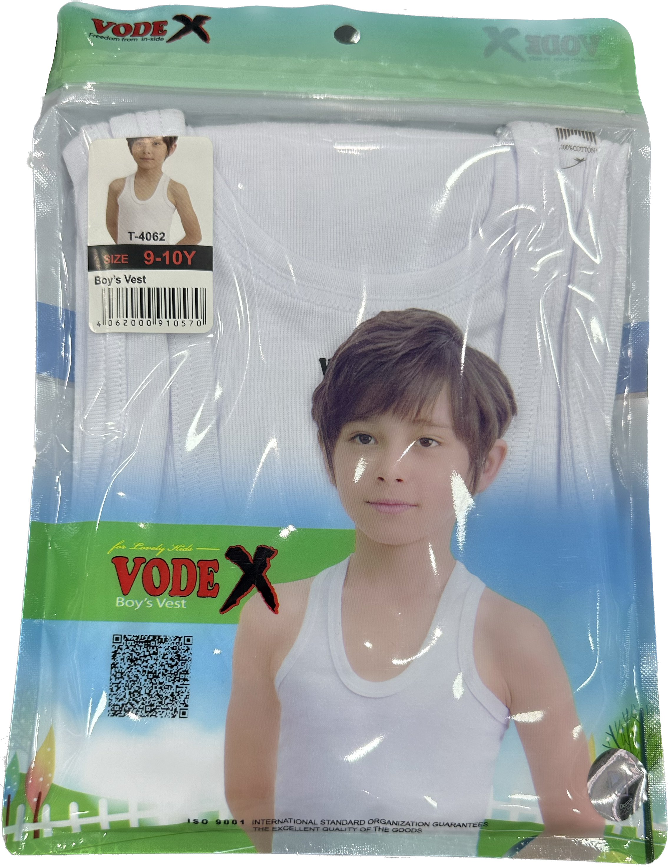 VODEX Boys Undershirt - Underwear white wholesale 12 pcs - carton