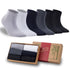 Kami Mens Socks,Ultra Smooth Soft Bamboo ankle Socks Anti Bacterial, Anti Odor 6 Pairs-Kami-men socks