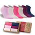 Kami Ladies Socks,Ultra Smooth Soft Bamboo ankle Socks Anti Bacterial, Anti Odor 6 Pairs-Kami-women socks