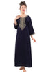 Pierre Donna Navy Blue Gown Full Sleeves for Ladies - Dealz Souq